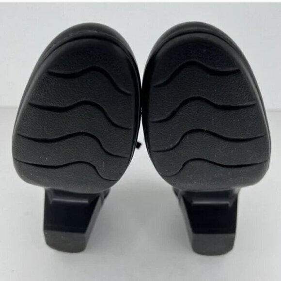 Clarks Emslie Warren Black Booties Side Zip Size 7 EU 37.5 - Picture 8 of 9